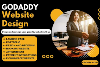 design and redesign your godaddy website design