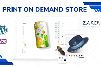 design print on demand website store using product designers