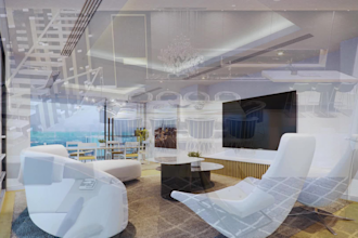 do 3d penthouse, annex, rooftop apartment, and condo apartment designs
