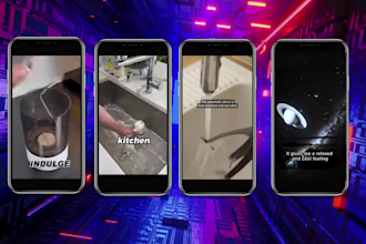 create snapchat ads, facebook, tiktok ads, dropshipping video ads for products