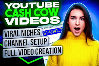 create automated cash cow videos or cash cow youtube, cash cow channel, cash cow
