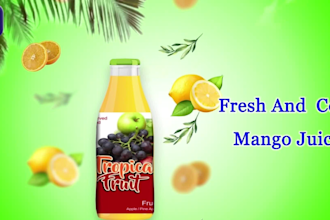create motion graphics ,animated food ads, animated promos to promote your brand