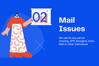 fix smtp,mx,hosting,cpanel whm, vps, plesk email,dns in 24hr