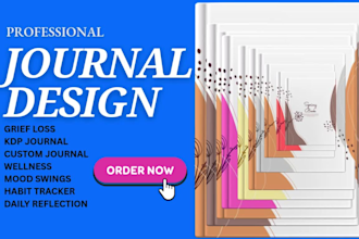 design custom mental health,grief loss,trauma,therapy,mindfulness,kdp journal