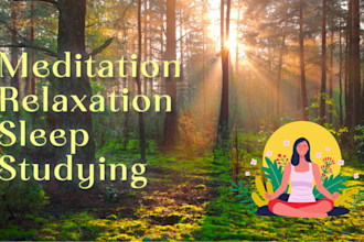 create sleep music, meditation music, study music
