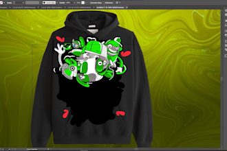 design trandy streetwear hoodie design