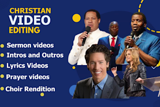 edit church videos and create inspiring sermon highlights