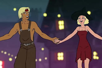 2d music video animation, 2d animation video, cartoon animation, anime animation
