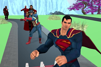 create 3d animation stories about humans and animals
