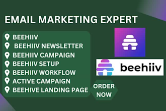set up beehiiv,beehiiv newsletter,beehive campaign active campaign, zoho