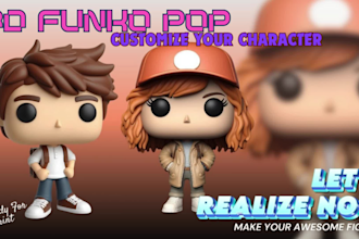 3d funko pop 3d bobblehead mini funko pop 3d figurine 3d chibi funko pop model