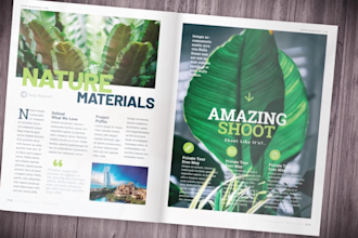 make creative magazine and book promo video