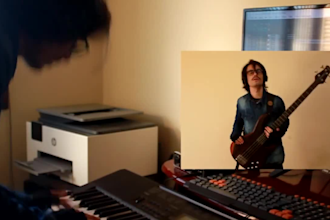 record bass and synth bass for indie songs