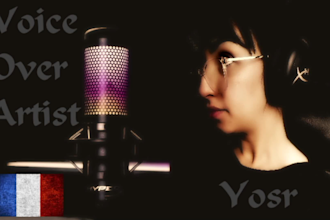 record french female voice over