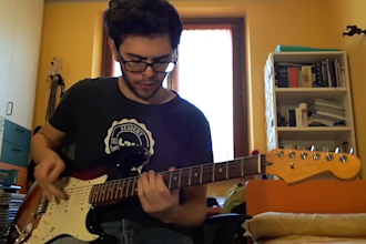 play and record professionally electric and acoustic guitar