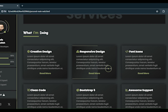 be your professional front end developer expert