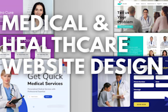 design healthcare website medical clinic hospital website squarespace design
