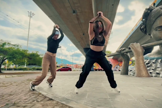 create group dance video on your music
