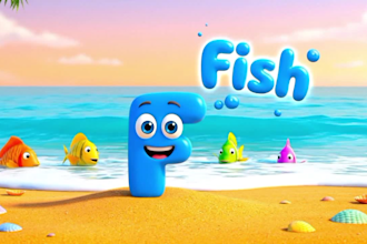 create 3d fun and educational kids youtube videos