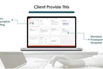 design powerpoint template with PPT or google slide
