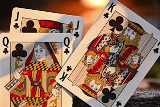 design stunning card game art, playing cards, tarot cards, tcg and board game