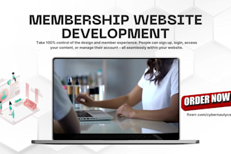 create you a membership site with memberpress and divi