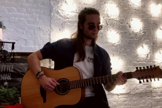 record an awesome acoustic guitar