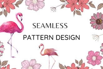 Best Deals!  do repeating patterns, vector, seamless pattern design