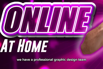 design unique youtube thumbnail design, made instantly