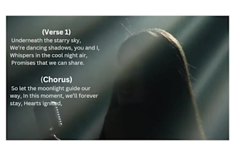 create a stunning ai songs ai music video genre custom lyric in german, english