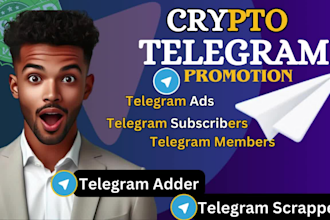 do token promotion, crypto telegram subscribers, grow telegram channel