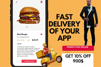 design and build an app for your restaurants menu and order management