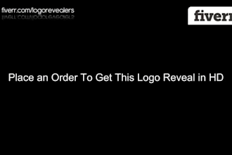 create crumbling wall logo reveal with custom message