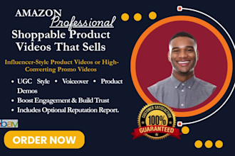 do shoppable amazon influcencer video for product, online reputation management