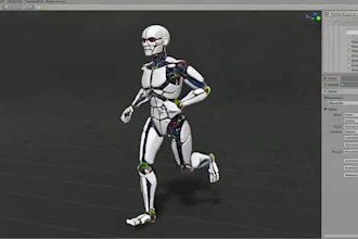 professional mechanical robots 3d rigging