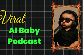 create ai baby podcast videos