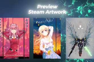 make animated steam artwork for your profile