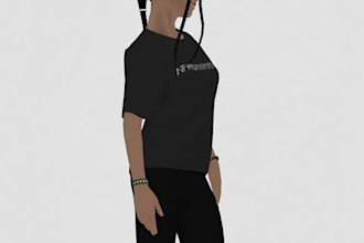create a 3d character model for games, animation, vrchat