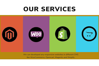 develope a fully speed and SEO optimized responsive website