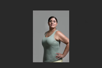 remove double chin, face, and body slimming and retouching
