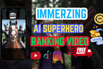 create viral superhero shorts with joker, spider man, rank up shorts videos
