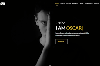 build a modern and responsive portfolio website