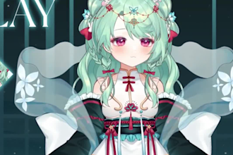 craft live2d vtuber model,streamlab,persona, pngtuber,rig,cubism,anime style,obs