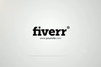 make a logo intro video for business promotion