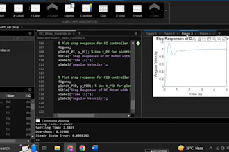 develop matlab scripts and simulink models for your project