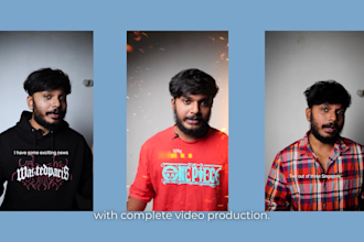 create natural ugc testimonial videos in english and tamil