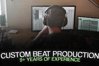 produce or remake custom rap and trap beats for you