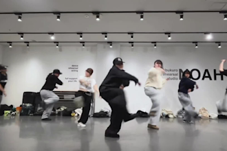 do a viral group dance tiktok  choreography with a prefect steps to go viral