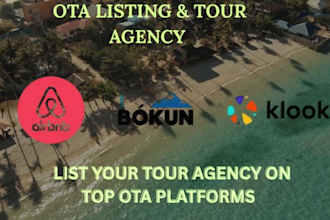 do tour listing and improve your website on ota platform bokun viator klook