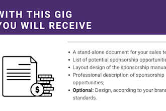 create your event sponsorship prospectus
